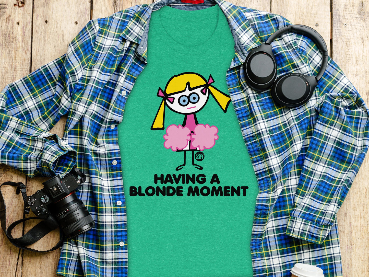 Having A Blonde Moment Graphic Tee product