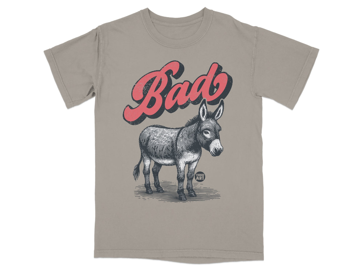 Bad Donkey Graphic Printed Design T-shirt