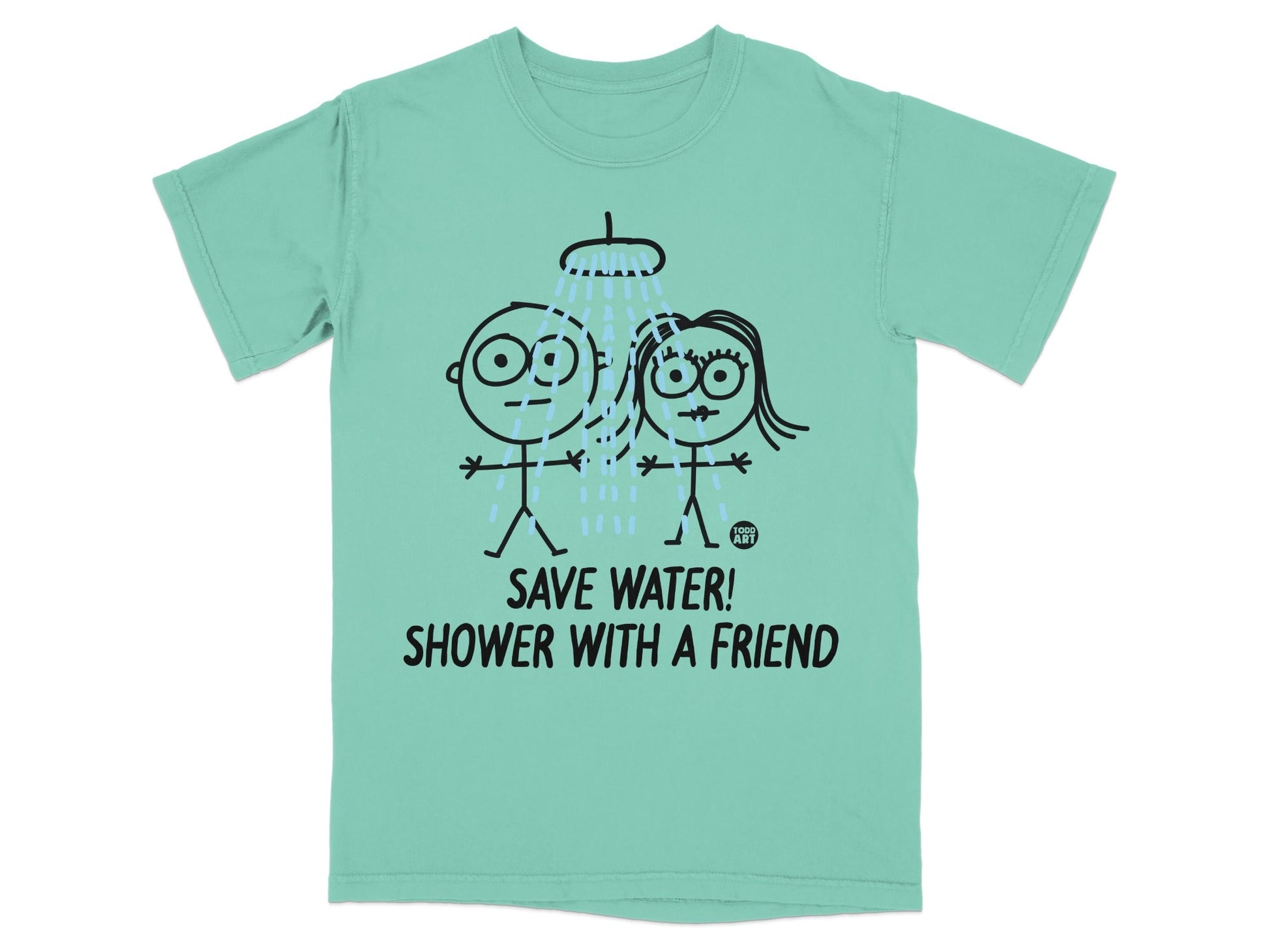 Save Water Shower With A Friend Fun Graphic T-Shirt