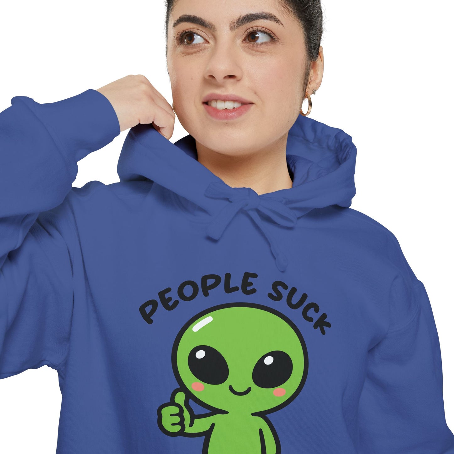 "People Suck"  Alien Hoodie