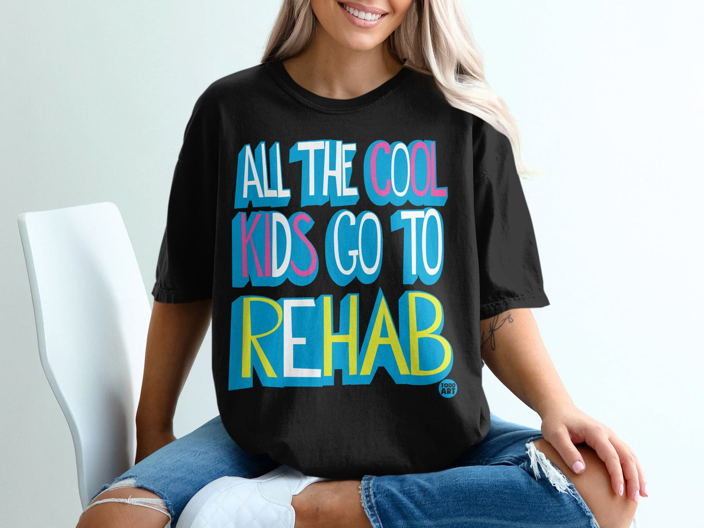 All The Cool Kids Go To Rehab T-shirt