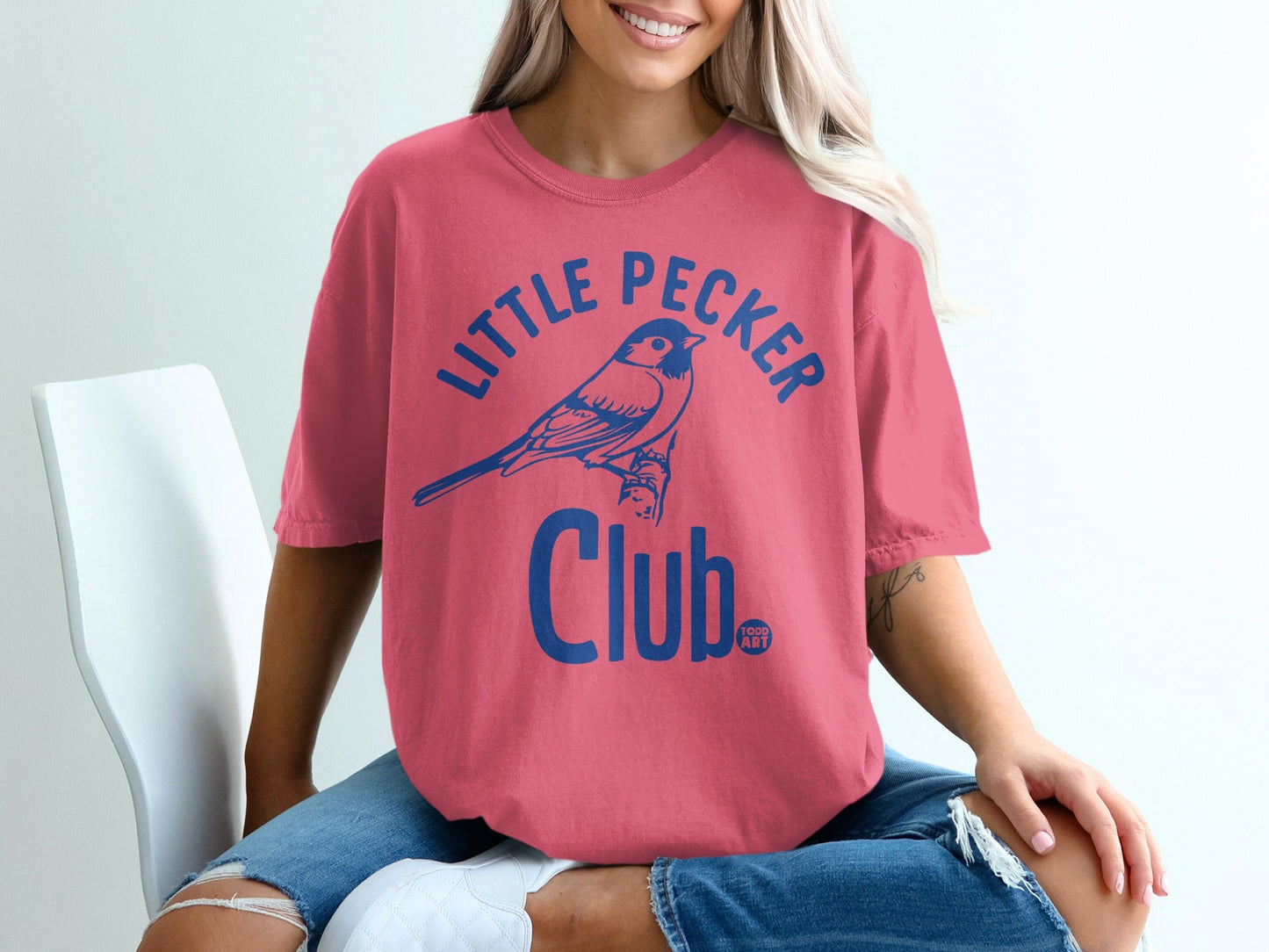 Little Pecker Club Graphic Tee Shirt Women's Fashion