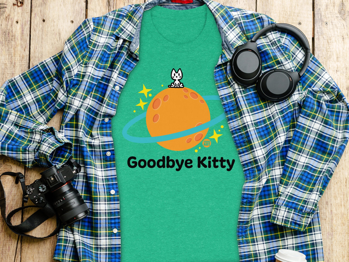 Goodbye Kitty Graphic Novelty Tee Shirt
