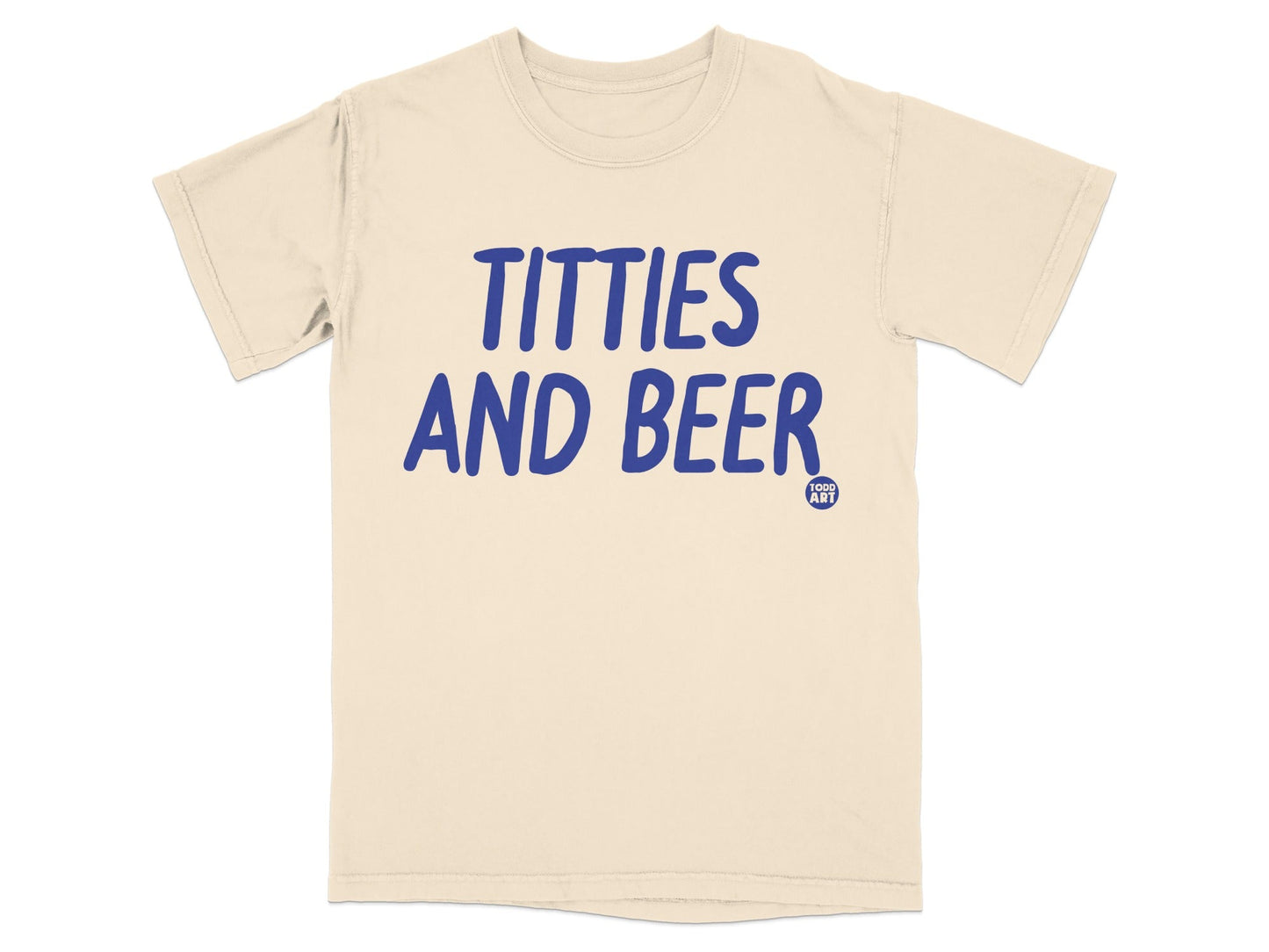 Titties and Beer Graphic Printed T-Shirt for Sale