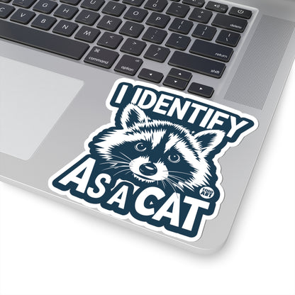 I Identify As A Cat Todd Art Sticker