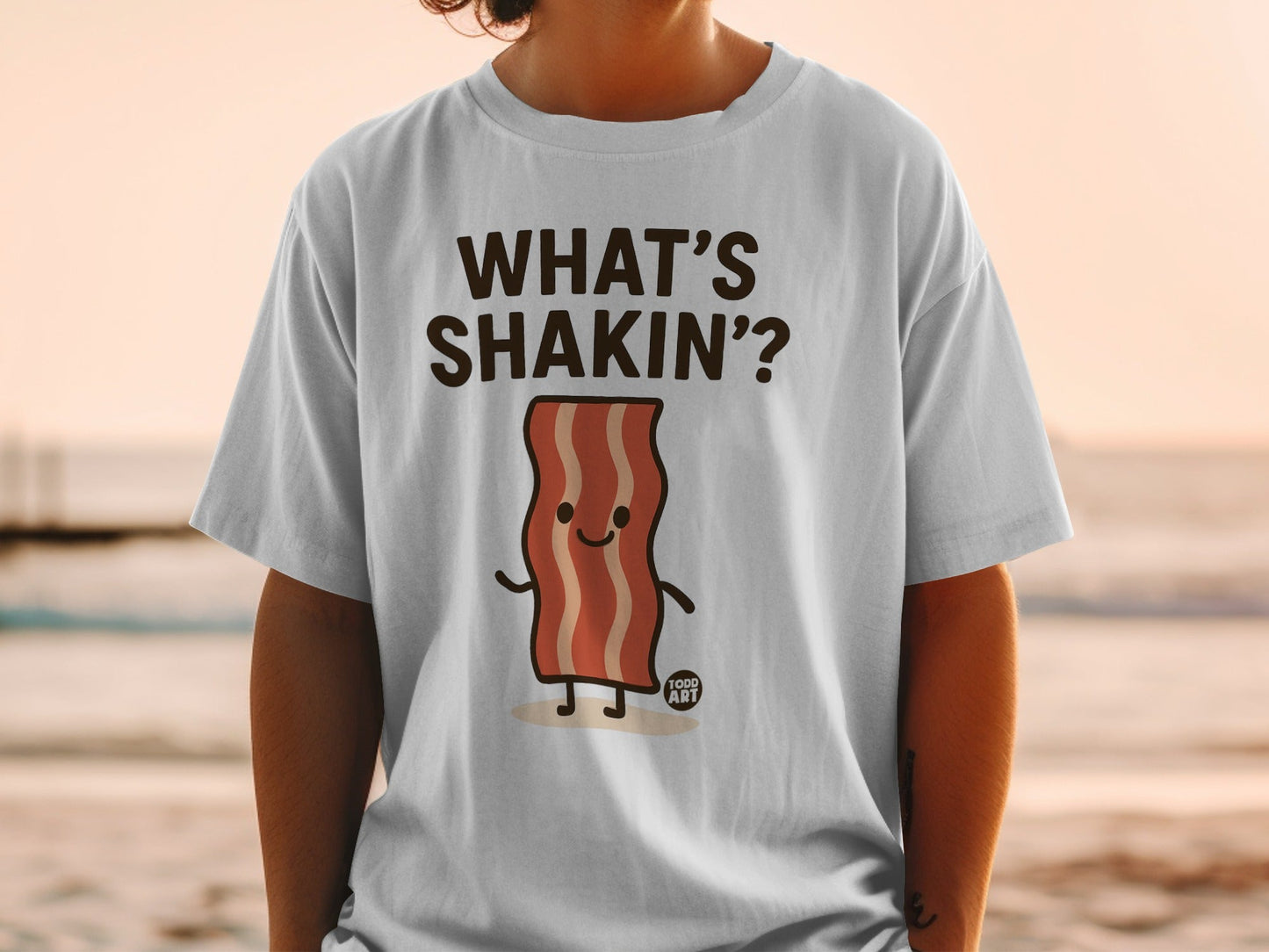 What's Shakin'? Bacon Graphic T-shirt