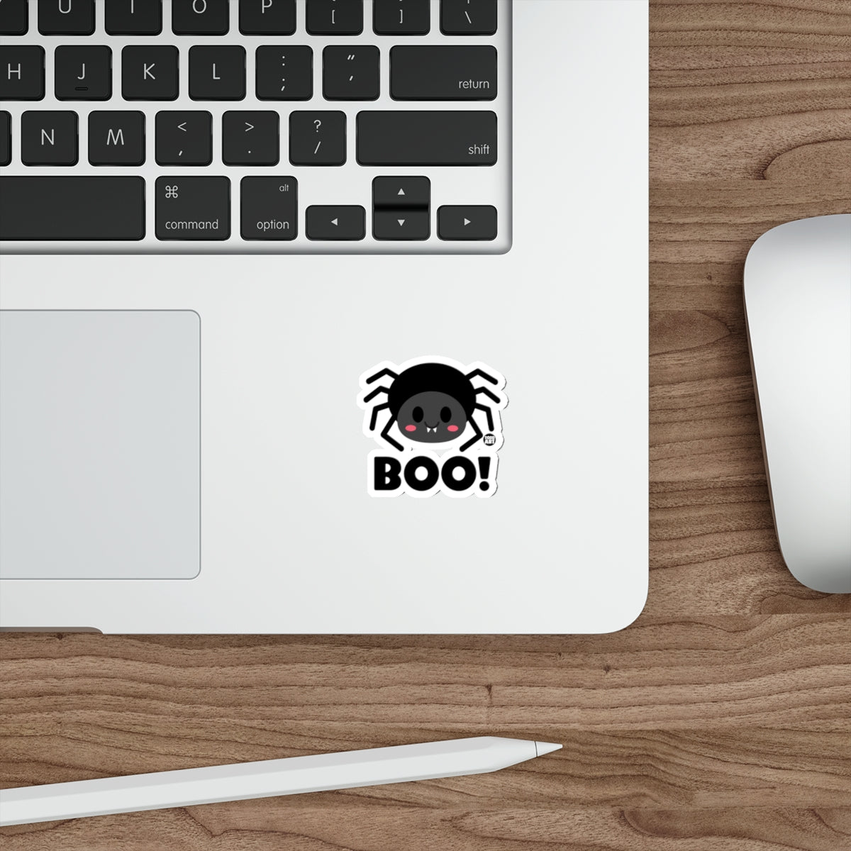 Cute Spider Boo Sticker Perfect for Halloween Decor