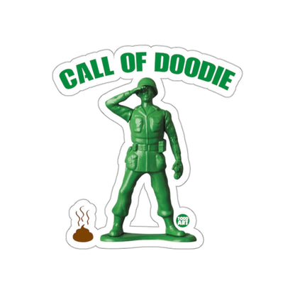 Funny Call of Doodie Army Figure Sticker