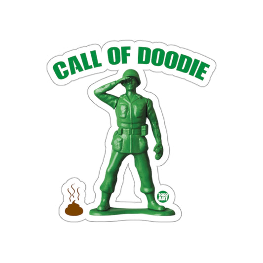 Funny Call of Doodie Army Figure Sticker