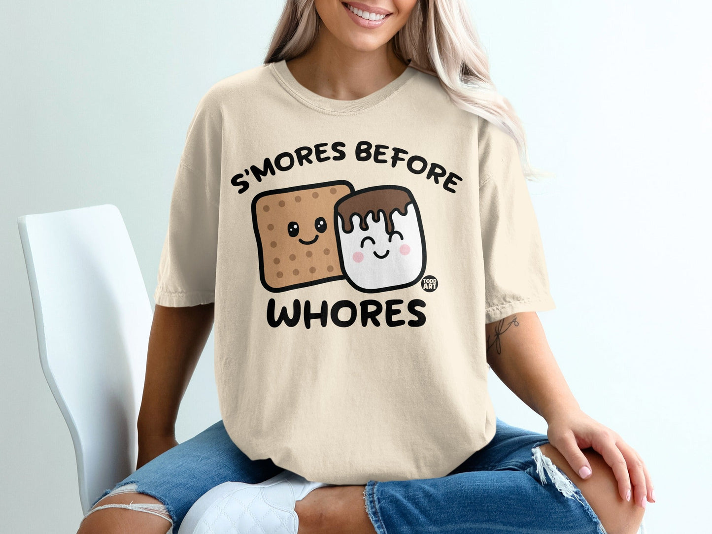 S'mores Before Whores Graphic Tee for Fun Style