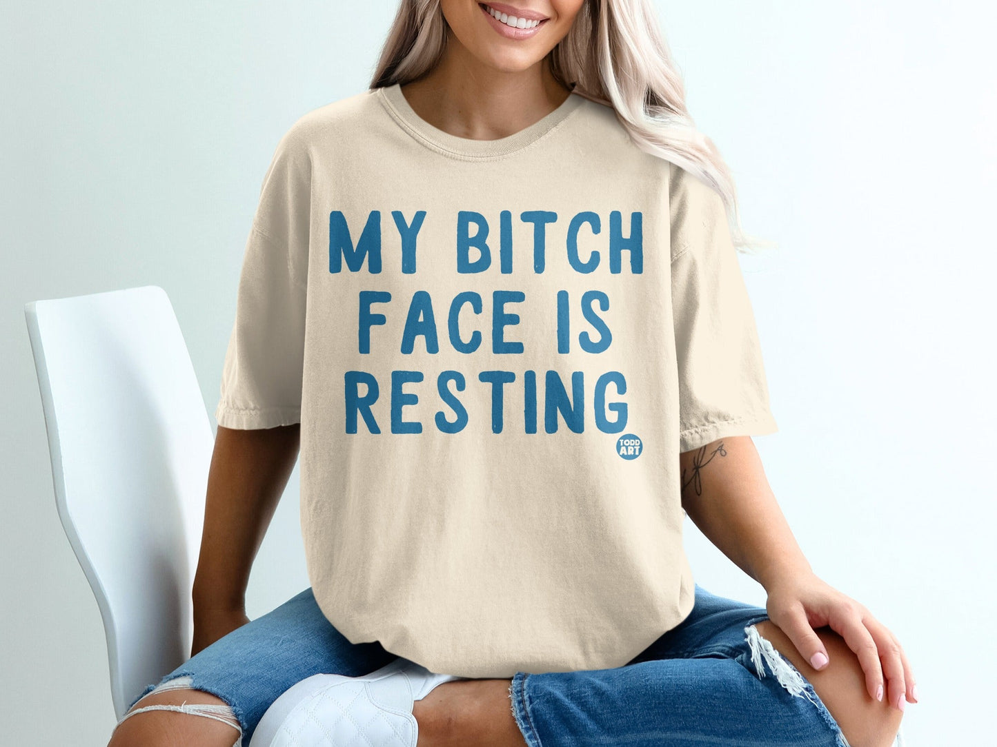 My Bitch Face Is Resting Graphic Tee Shirt