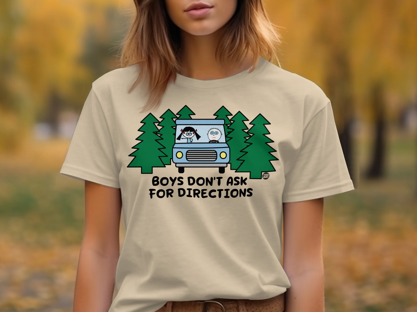 Boys Don't Ask For Directions Graphic T-Shirt