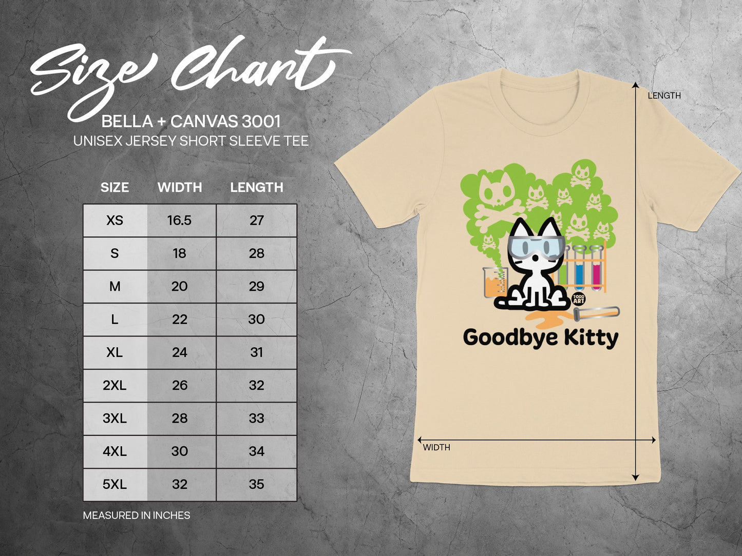Goodbye Kitty Unisex Jersey Short Sleeve Tee
