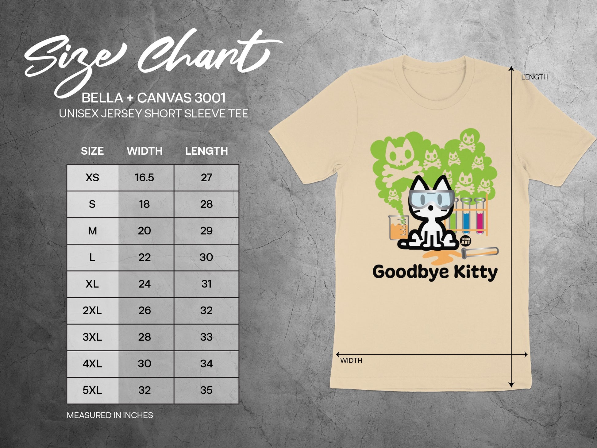 Goodbye Kitty Unisex Jersey Short Sleeve Tee