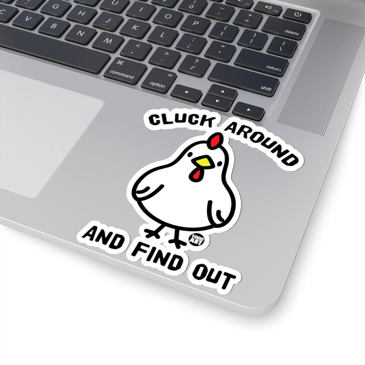 Lucky ChickenTodd Art Sticker