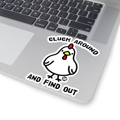 Lucky ChickenTodd Art Sticker