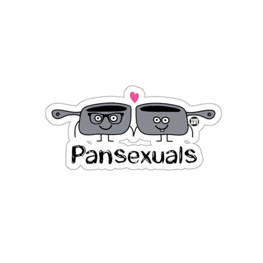 Cute Pansexuals Cartoon Characters Sticker