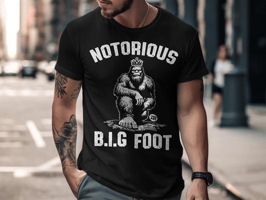 Notorious Bigfoot King Graphic Tee Shirt for Sale
