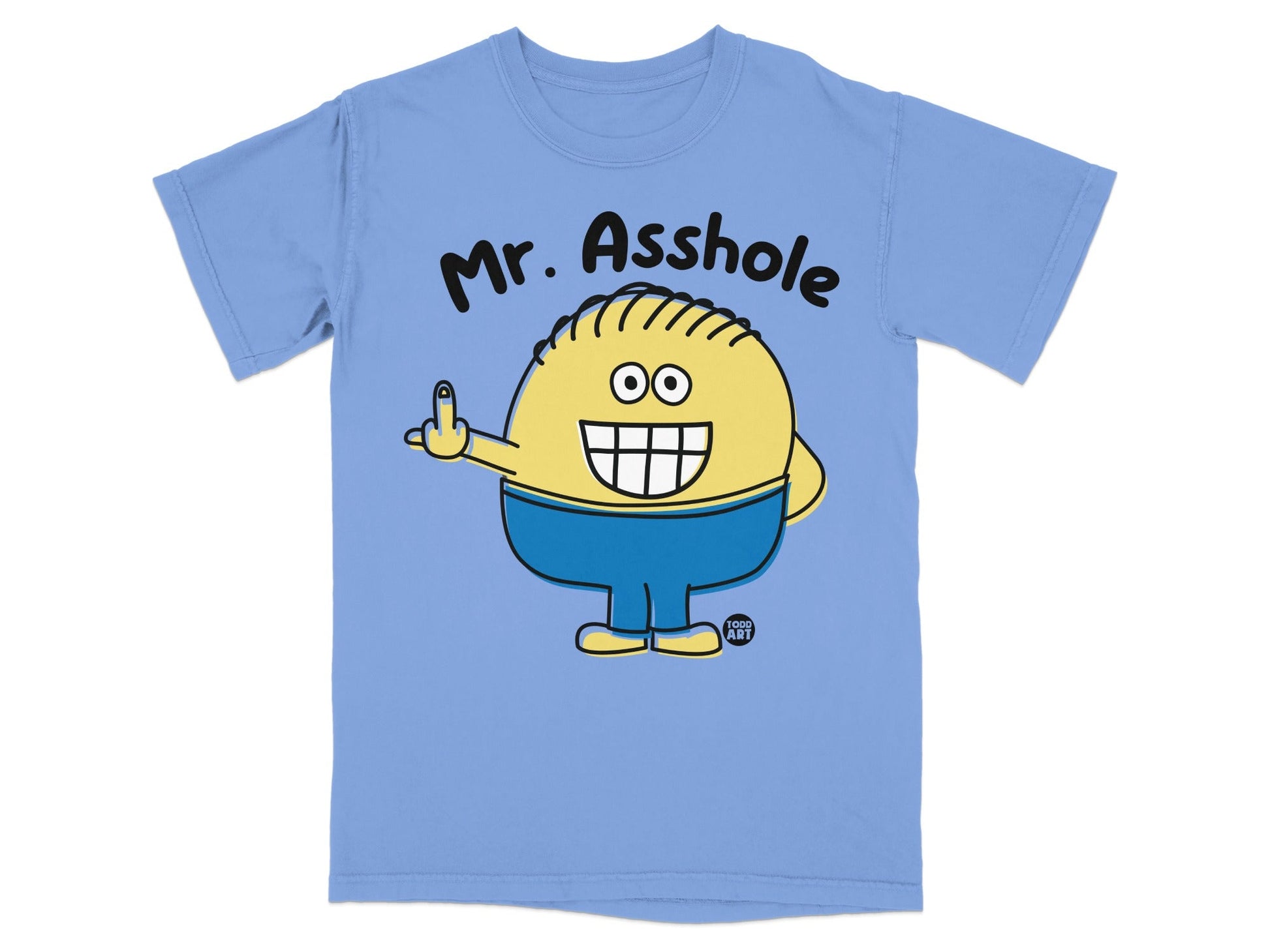 Mr. Asshole Character Humorous Graphic T-Shirt