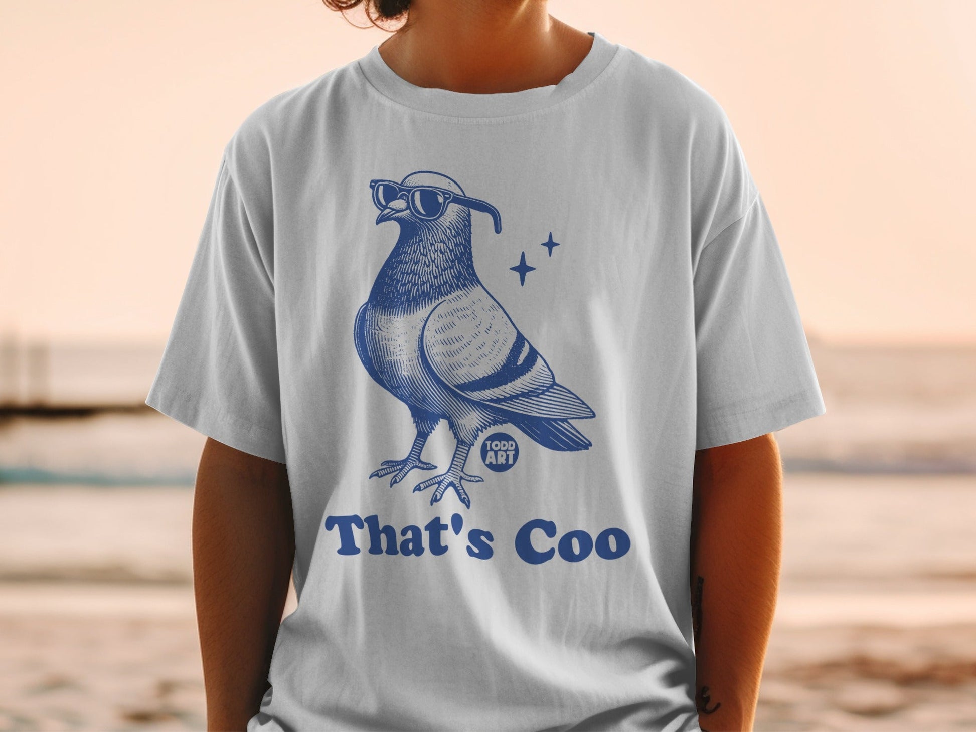 That's Coo Pigeon Sunglasses Graphic T-Shirt