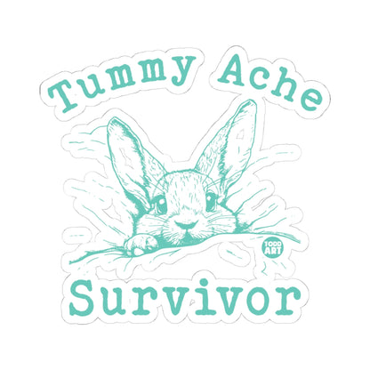 Tummy Ache SurvivorTodd Art Sticker