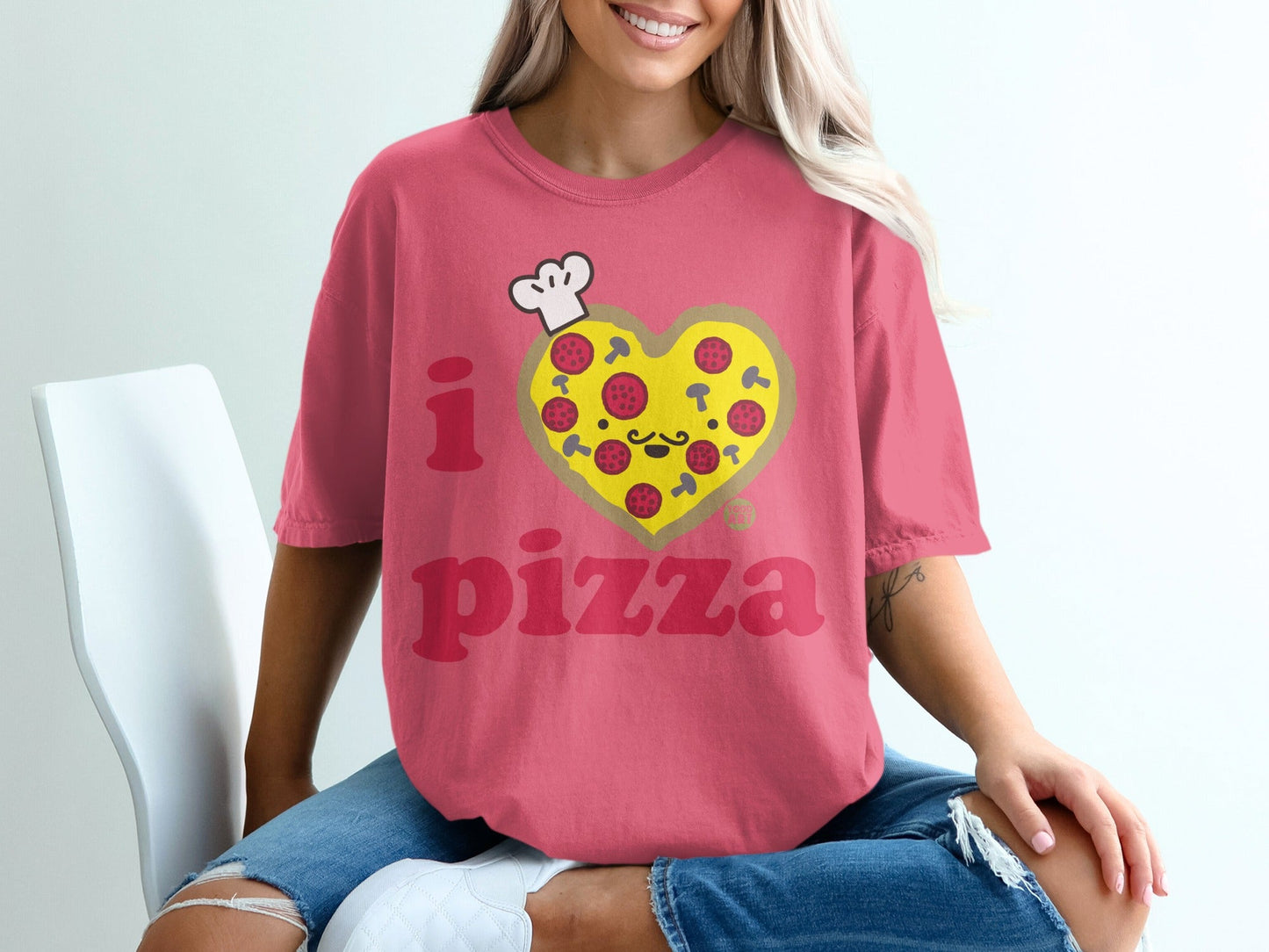 I Heart Pizza Graphic T-Shirt for Pizza Lovers