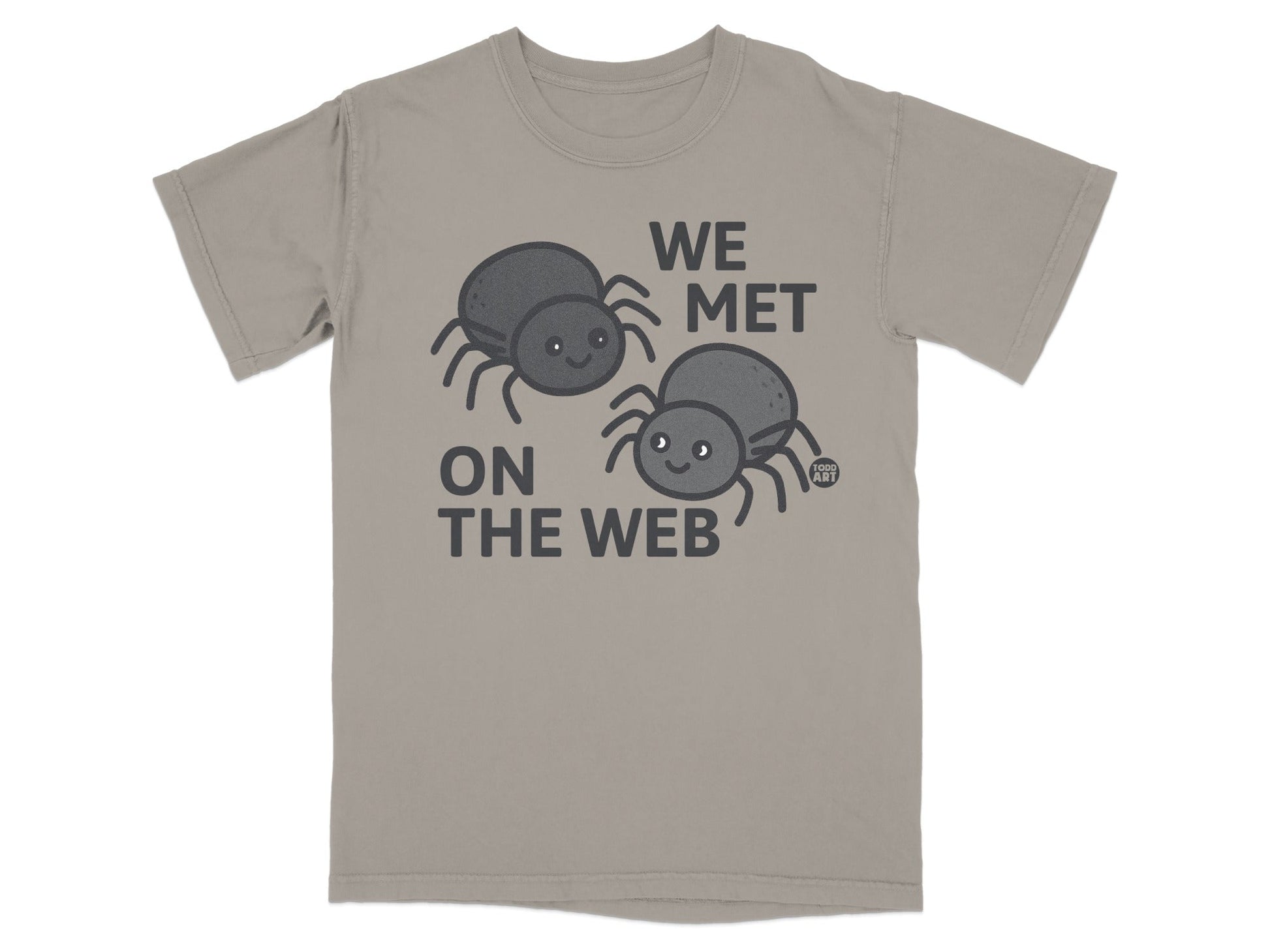 We Met On The Web Spider Graphic T-shirt