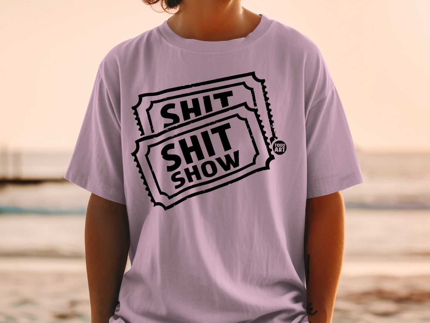 SHIT SHIT SHOW Ticket Design T-Shirt product type