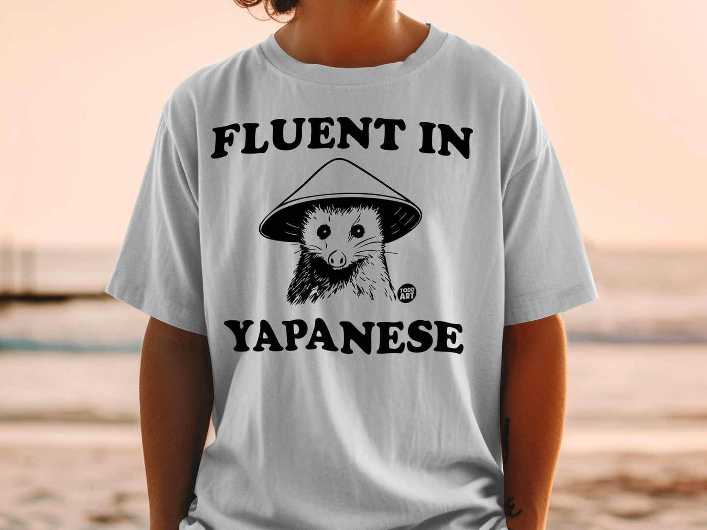 Fluent in Yapanese Funny Graphic T-Shirt