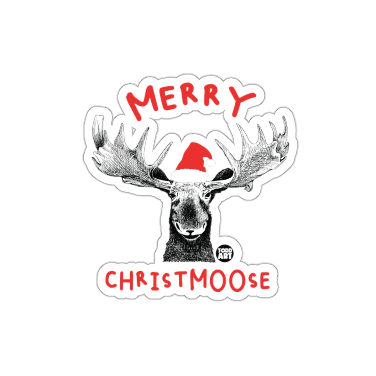 Merry Christmoose Funny Christmas Moose product