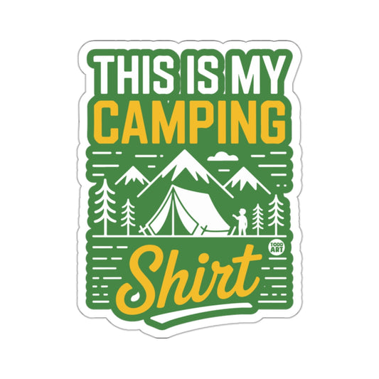 THIS IS MY CAMPING Shirt Outdoors Mountain Forest Nature 