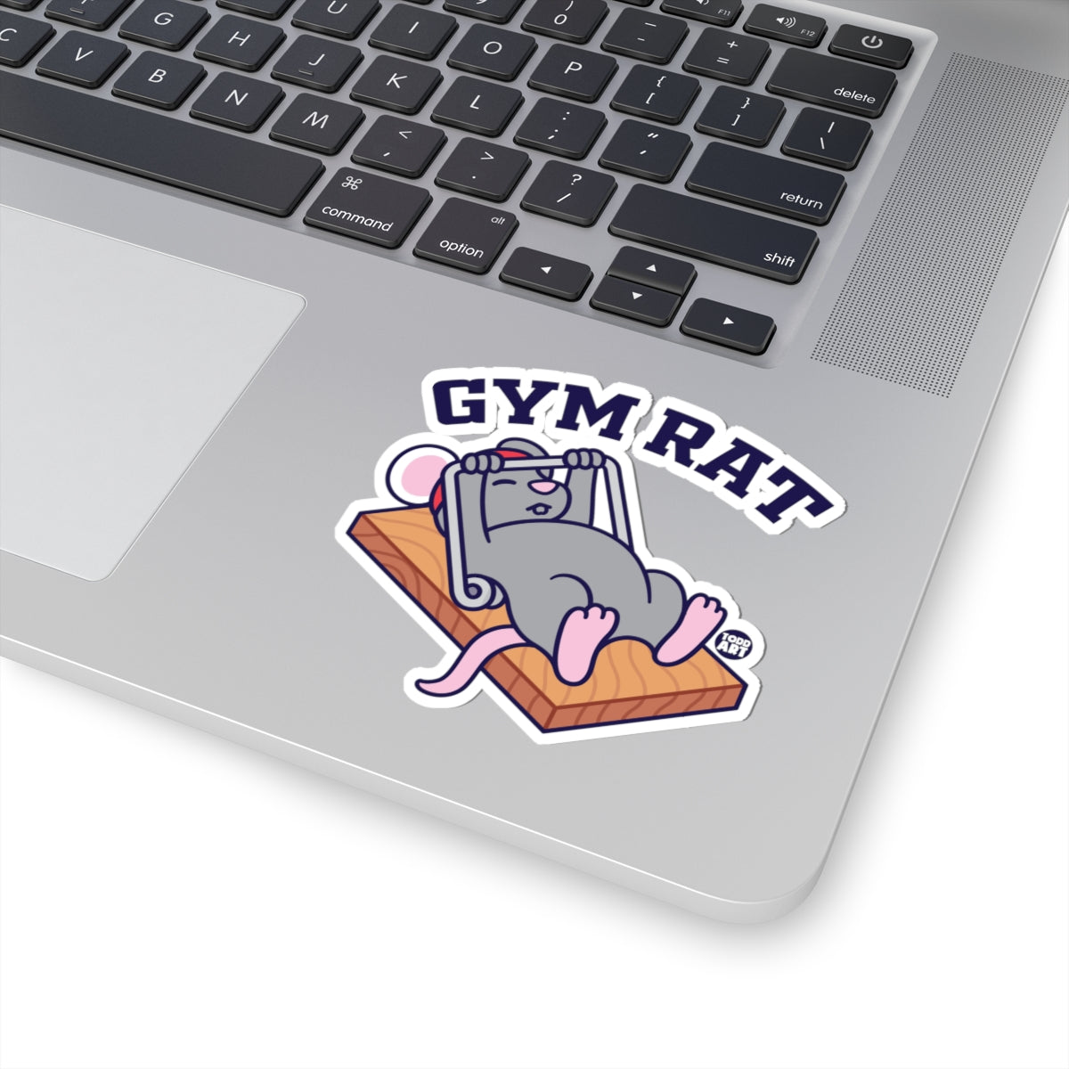 Workout MouseTodd Art Sticker