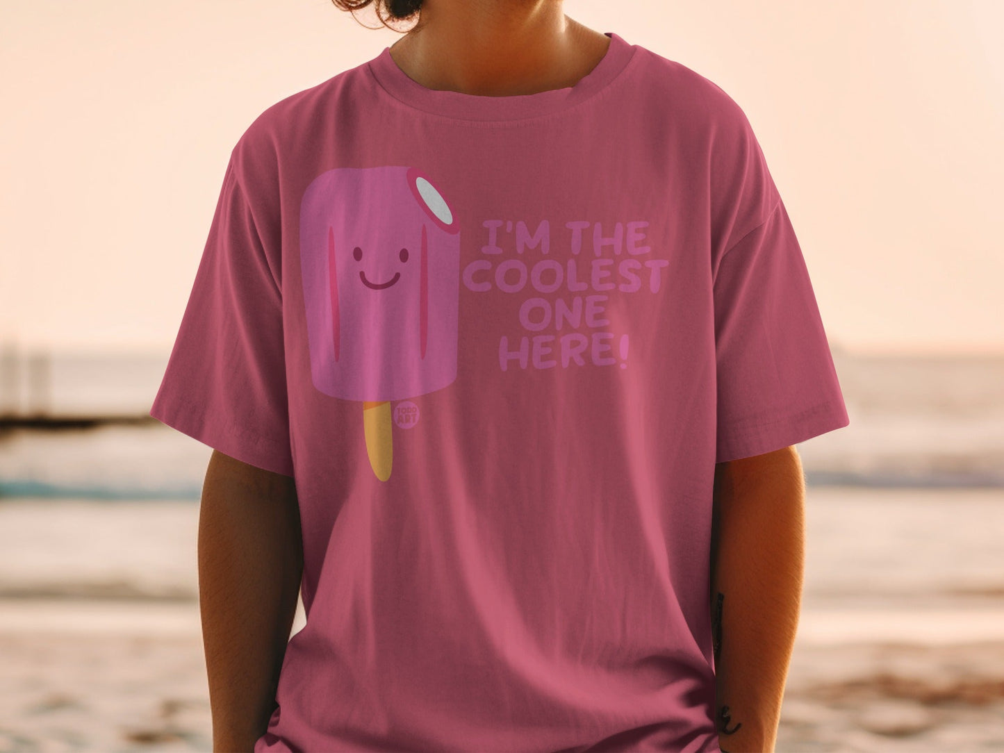 I'm the Coolest One Here Popsicle Graphic T-Shirt