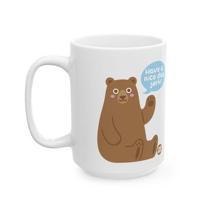 Friendly Bear Greeting Todd Art Mug