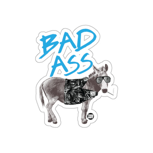 Bad Ass Donkey Wearing Sunglasses Sticker