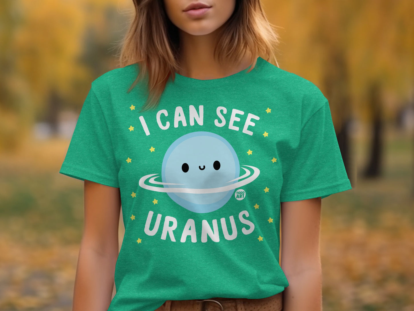 I Can See Uranus Humorous Graphic Tee