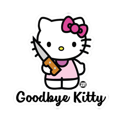 Kitty's Final Moment Todd Art Sticker