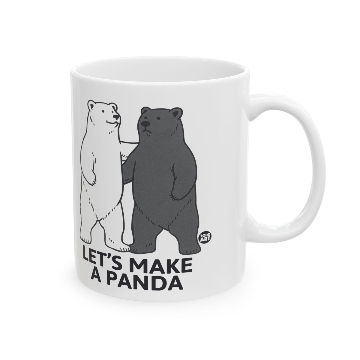 Bear Duo Friendship Todd Art Mug