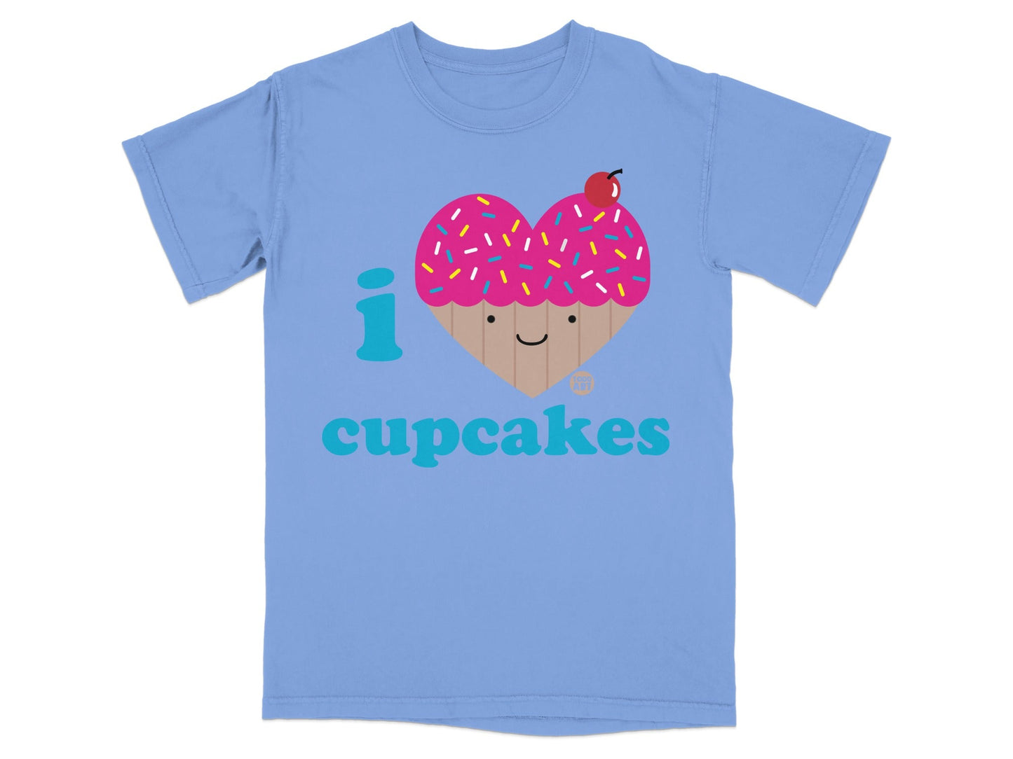 I Love Cupcakes Cute Graphic Design T-shirt
