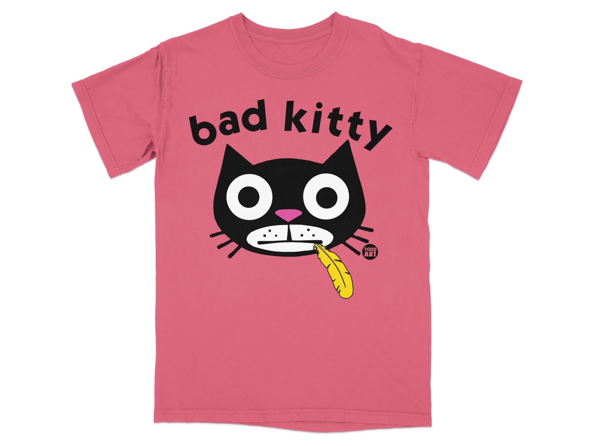 Bad Kitty Graphic Tee with Fun Design t-shirt
