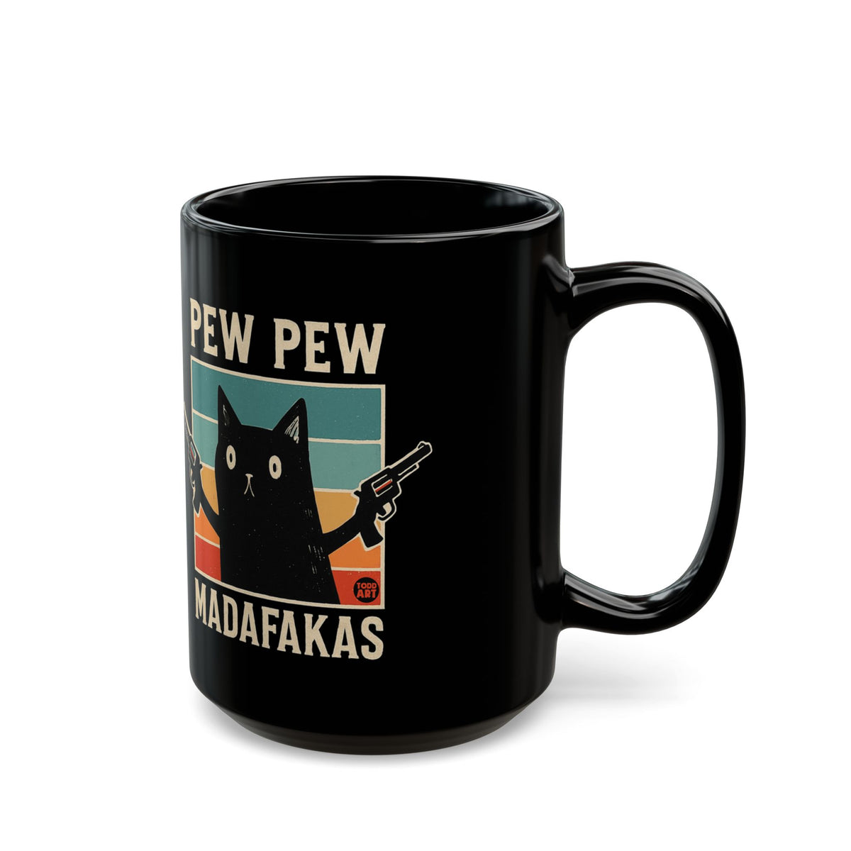 Wild West Cat Todd Art Mug