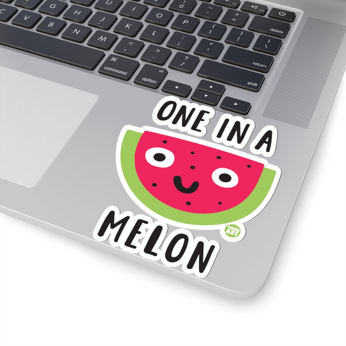 Melon FaceTodd Art Sticker