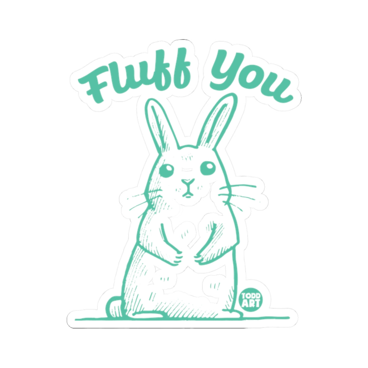 Flukk YouTodd Art Sticker