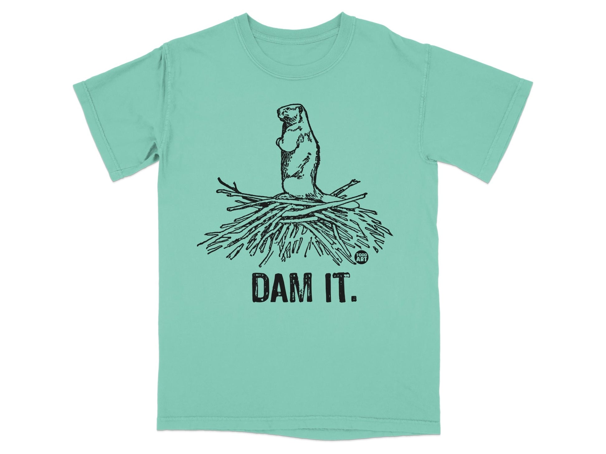 Dam It Otter Funny Graphic Tee Shirt