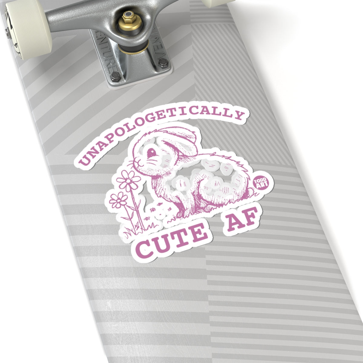 Unapologetically Cute AFTodd Art Sticker