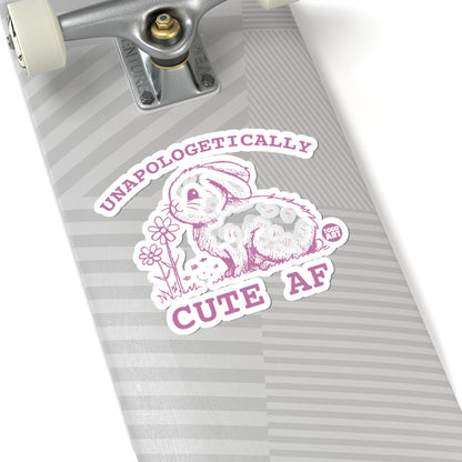 Unapologetically Cute AFTodd Art Sticker