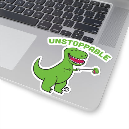 Unstoppable DinosaurTodd Art Sticker