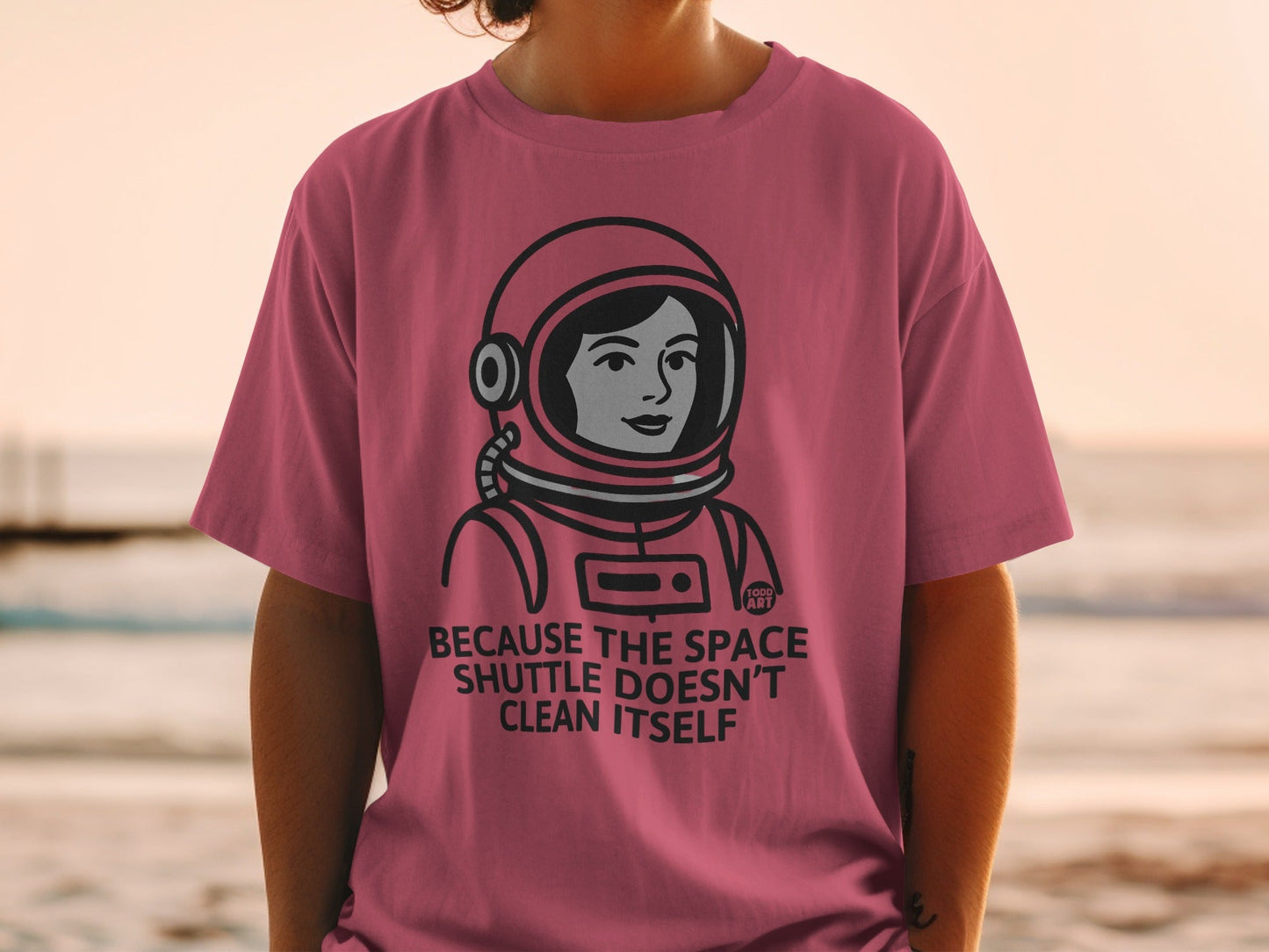 Because The Space Shuttle Doesn't Clean Itself T-shirt