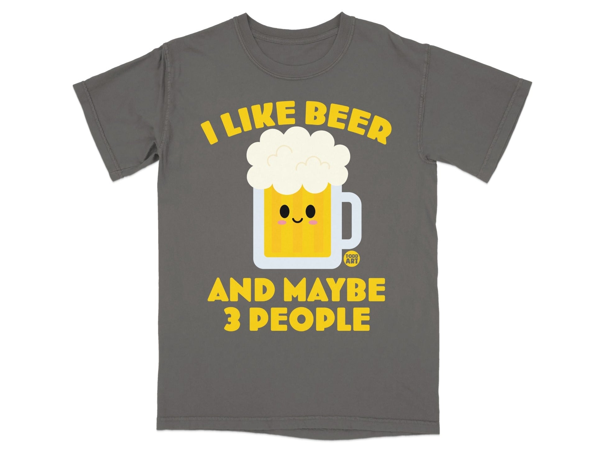 I Like Beer And Maybe 3 People Graphic T-shirt