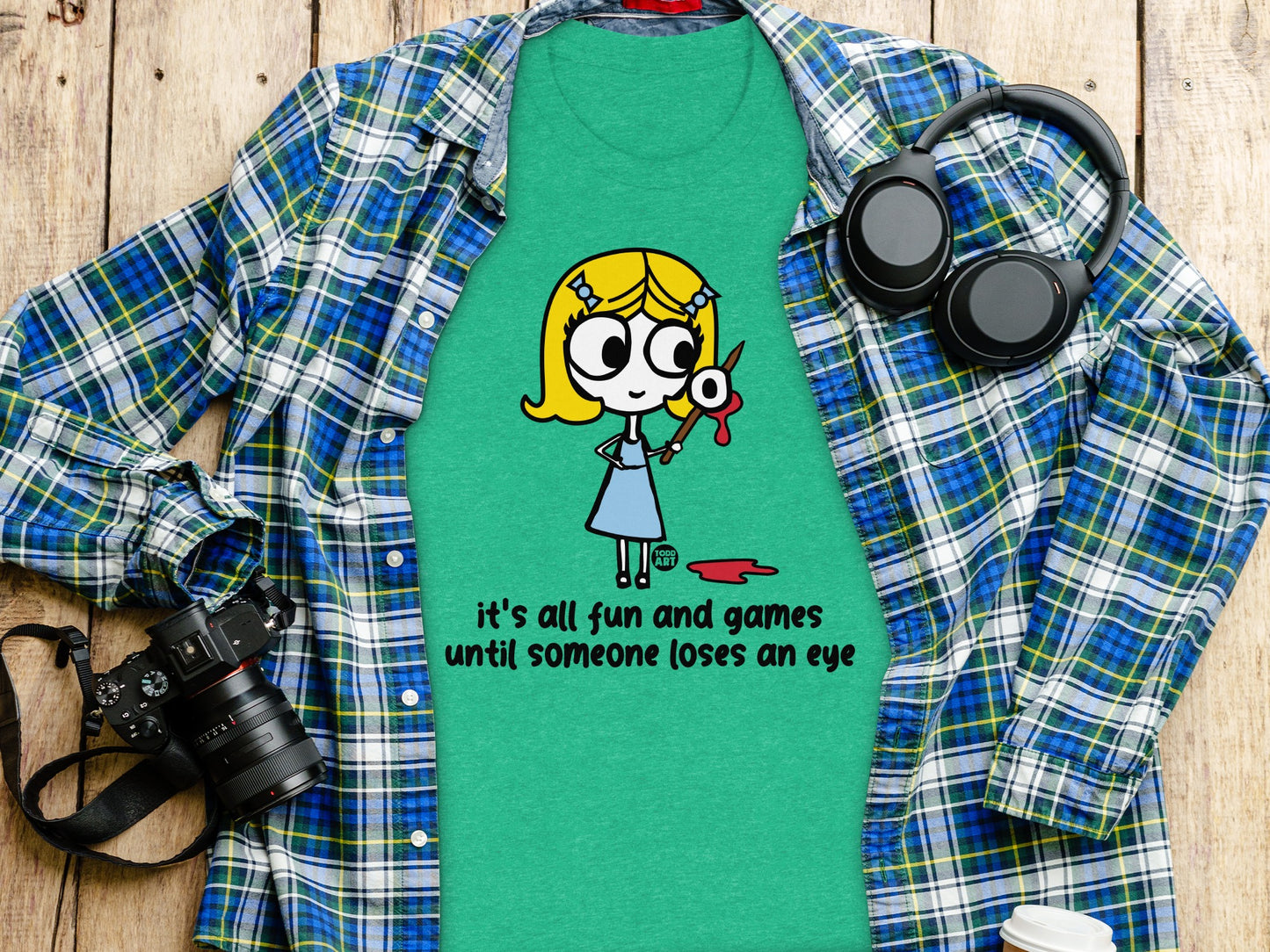 It's All Fun and Games Sarcastic Graphic T-Shirt